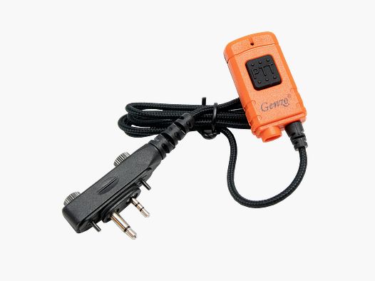 Genzo Kombi PTT (solo il microfono) angolato con vite -E-