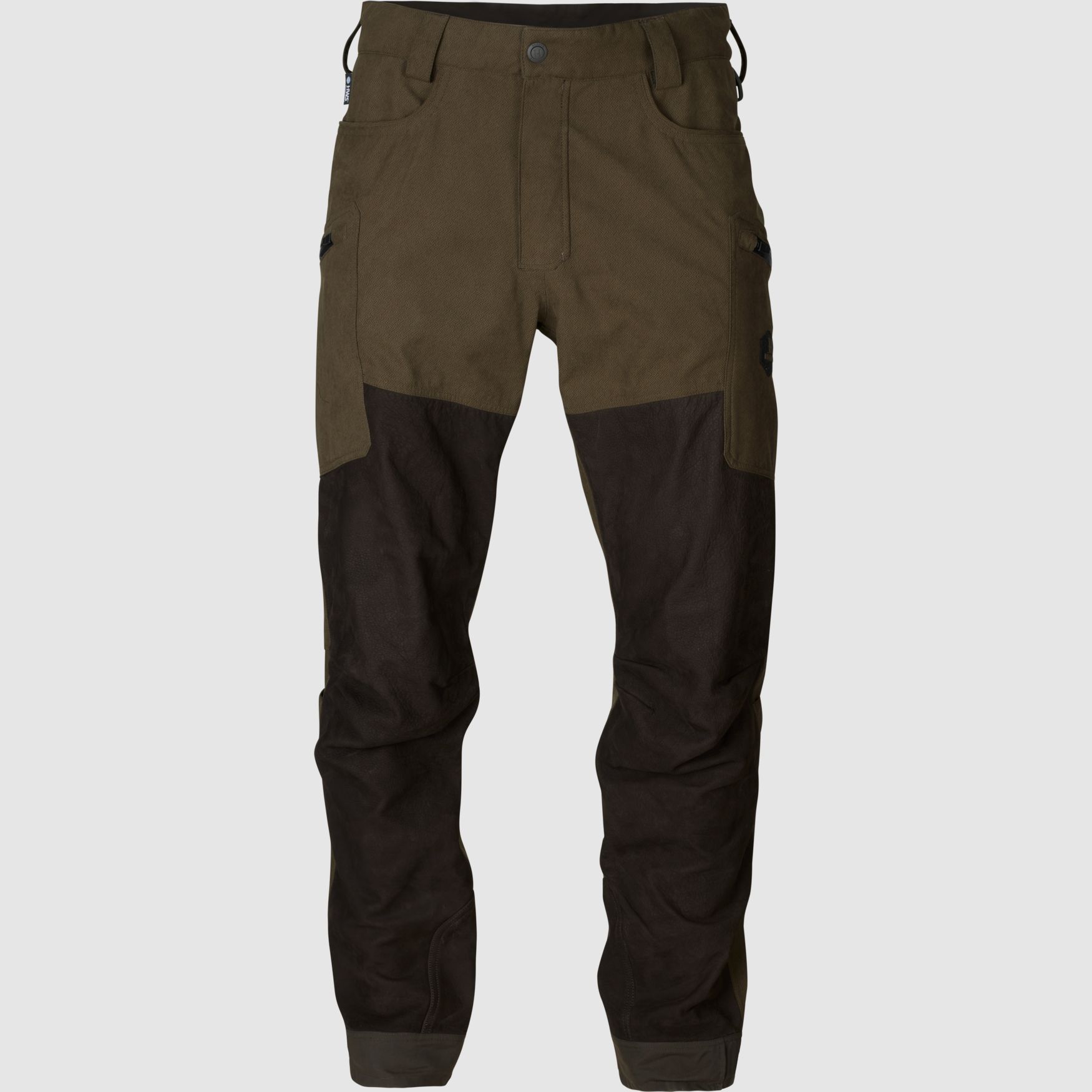 Härkila Driven Hunt Hws Lederhose Herren Willow green/Shadow brownn, 60/32