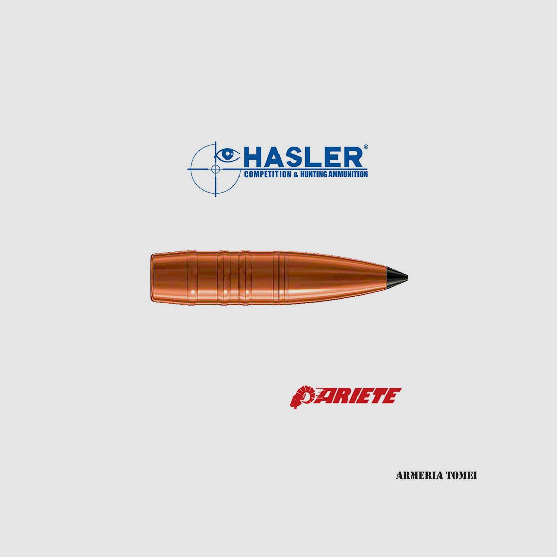HASLER – OGIVE ARIETE CAL. 30 168 GRN CB 0,500 (50 PZ)