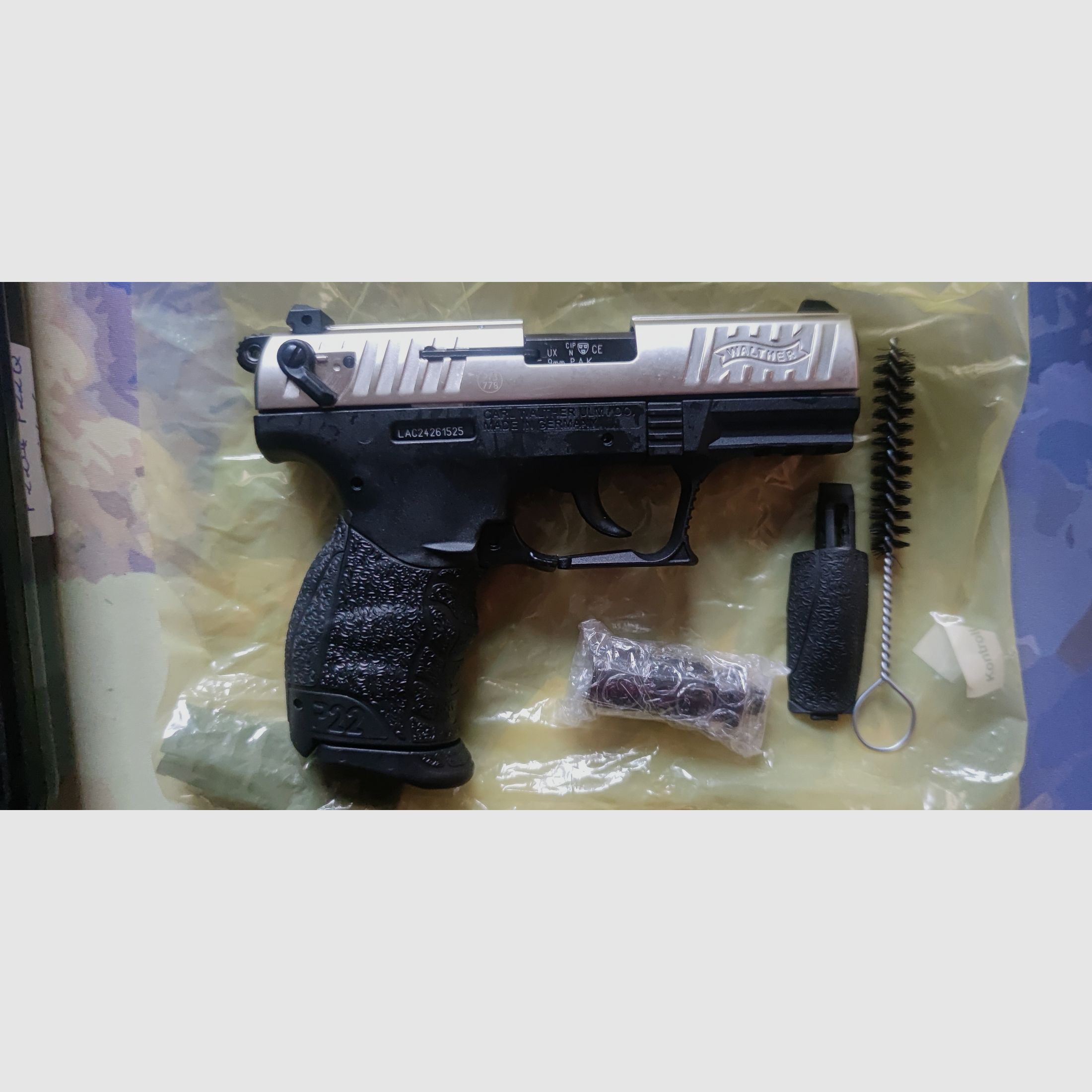 Walther P22Q Nikkel NIEUW