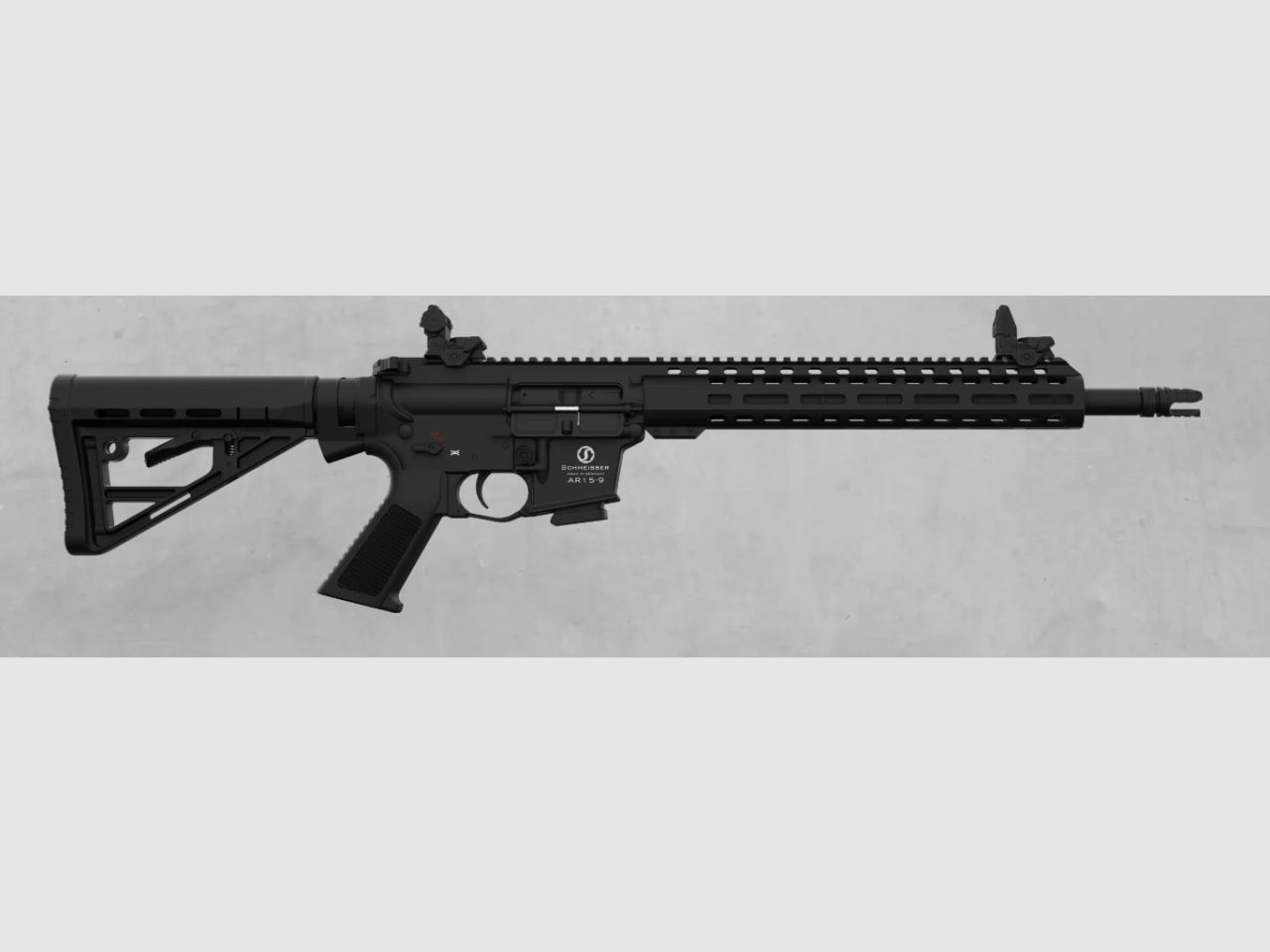 Schmeisser AR15-9 M4FL Schwarz 14.5″ – 9 mm Para
