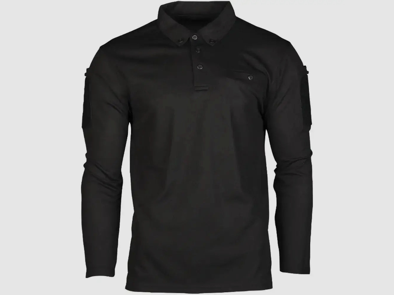 Mil-Tec Mil-Tec Polo Shirt Tactical Quickdry 1/1 Arm - Black / S Men