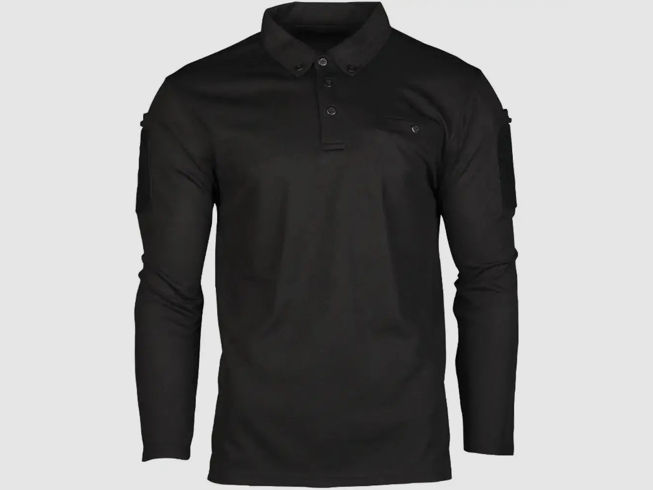 Mil-Tec Mil-Tec Polo Shirt Tactical Quickdry 1/1 Arm - Nero / S Uomini