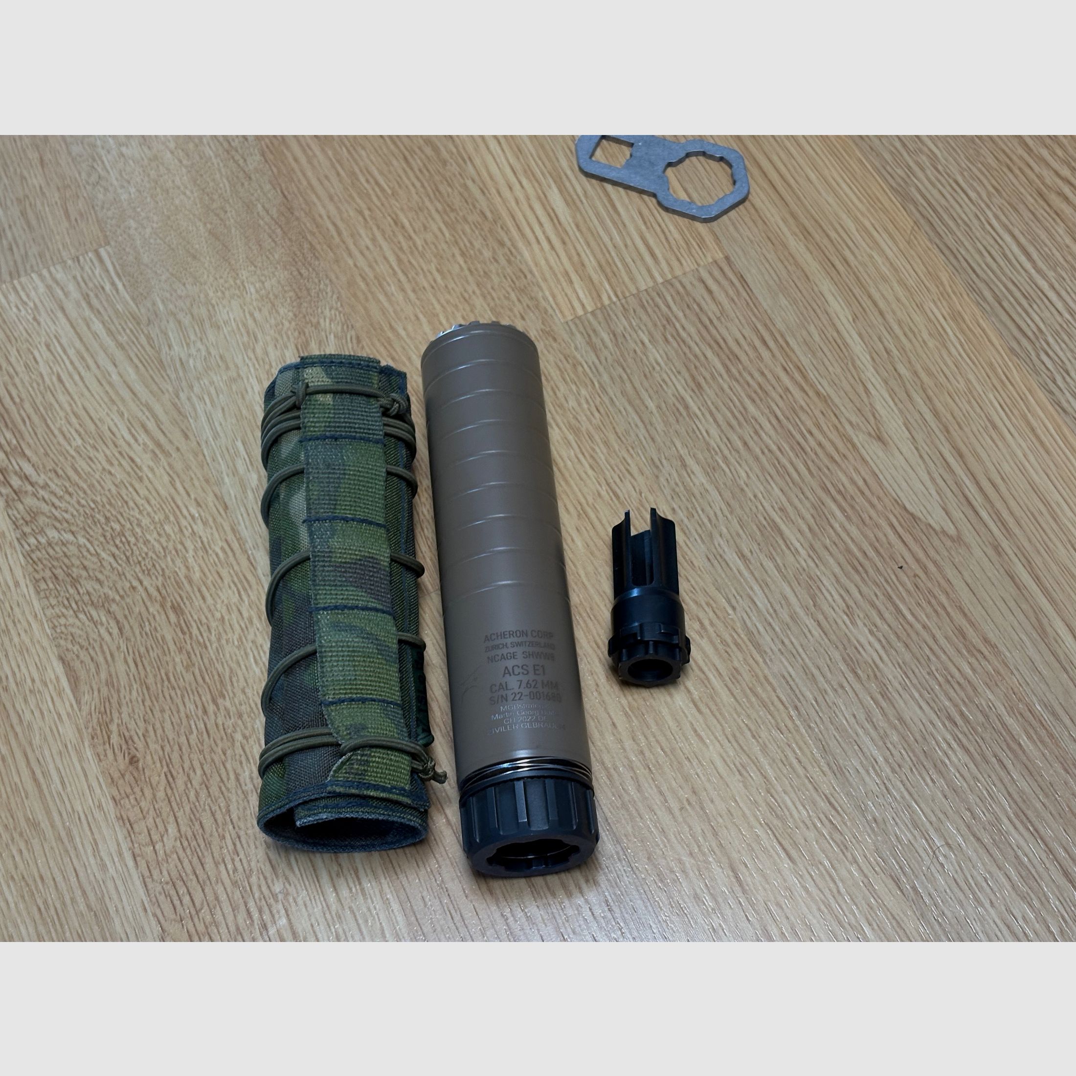 Acheron  ACS E1 Schalldämpfer Cal. 7.62