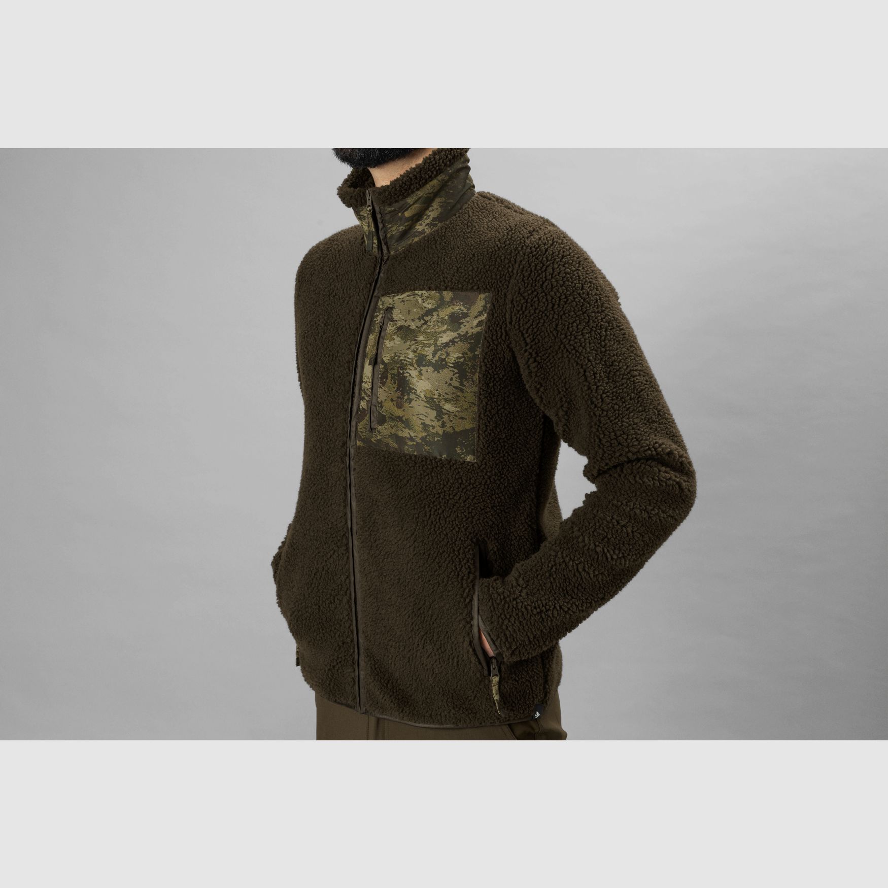 Härkila Zephyr Camo Fleece - Grizzly brown, afbeelding 2 van 9