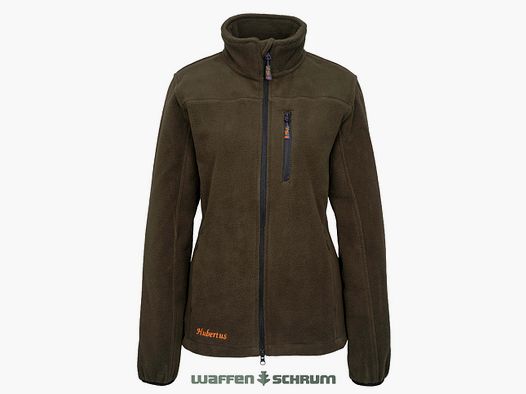 Hubertus Fleecejacke  Oliv/braun
