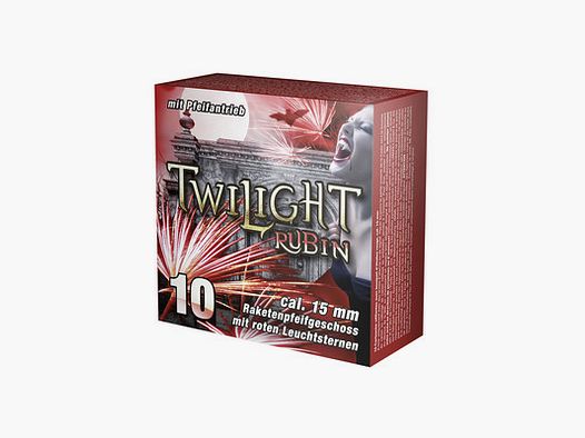 TWILIGHT RUBIN - 10 DISPAROS - 15 MM