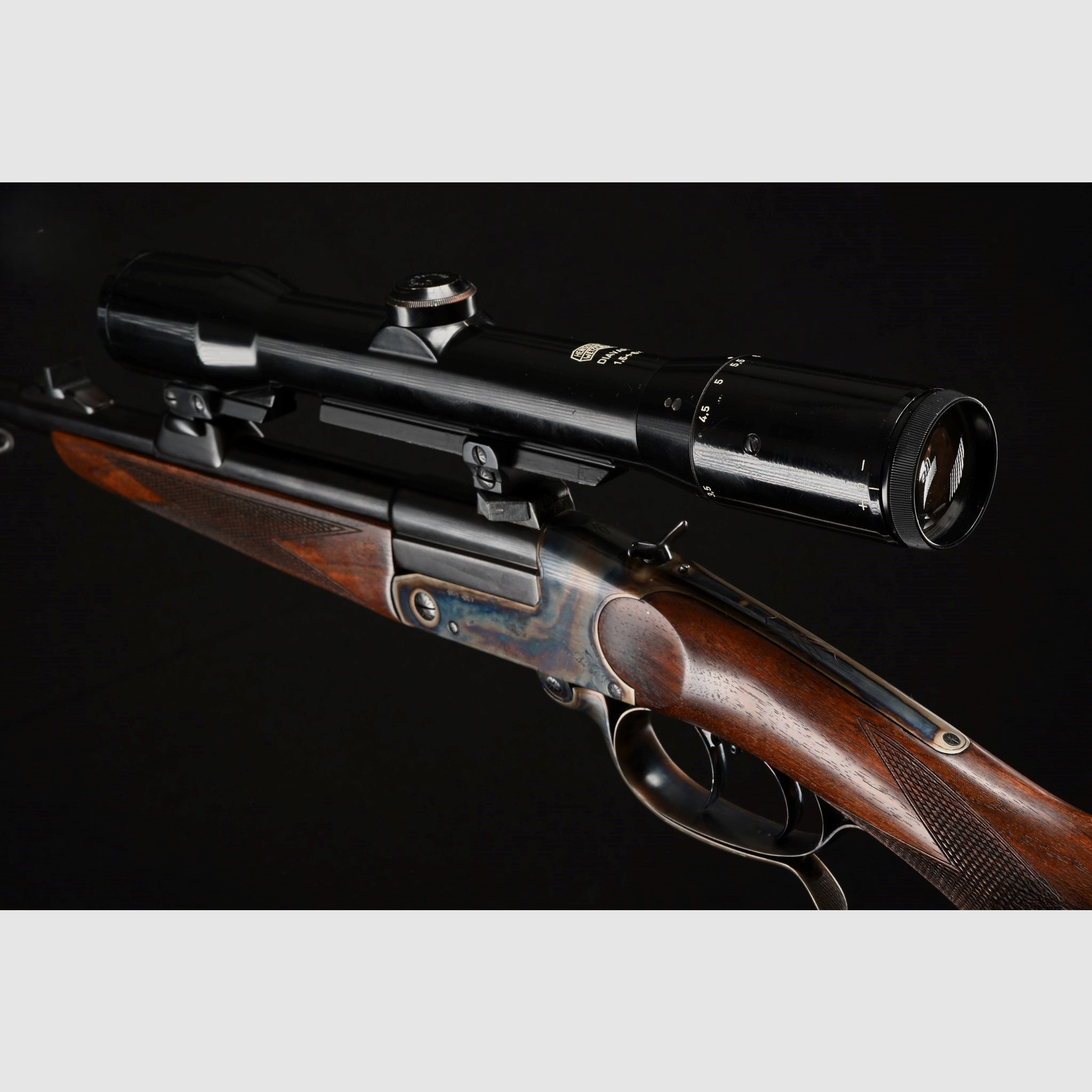 Sauer Pirschgewehr Einzelschuss Unter Hebel Kipplauf 8 x 48 Sauer
