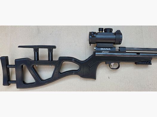 Griff / Schaft für Diana Chaser Bandit Airbug PETG schwarz #02