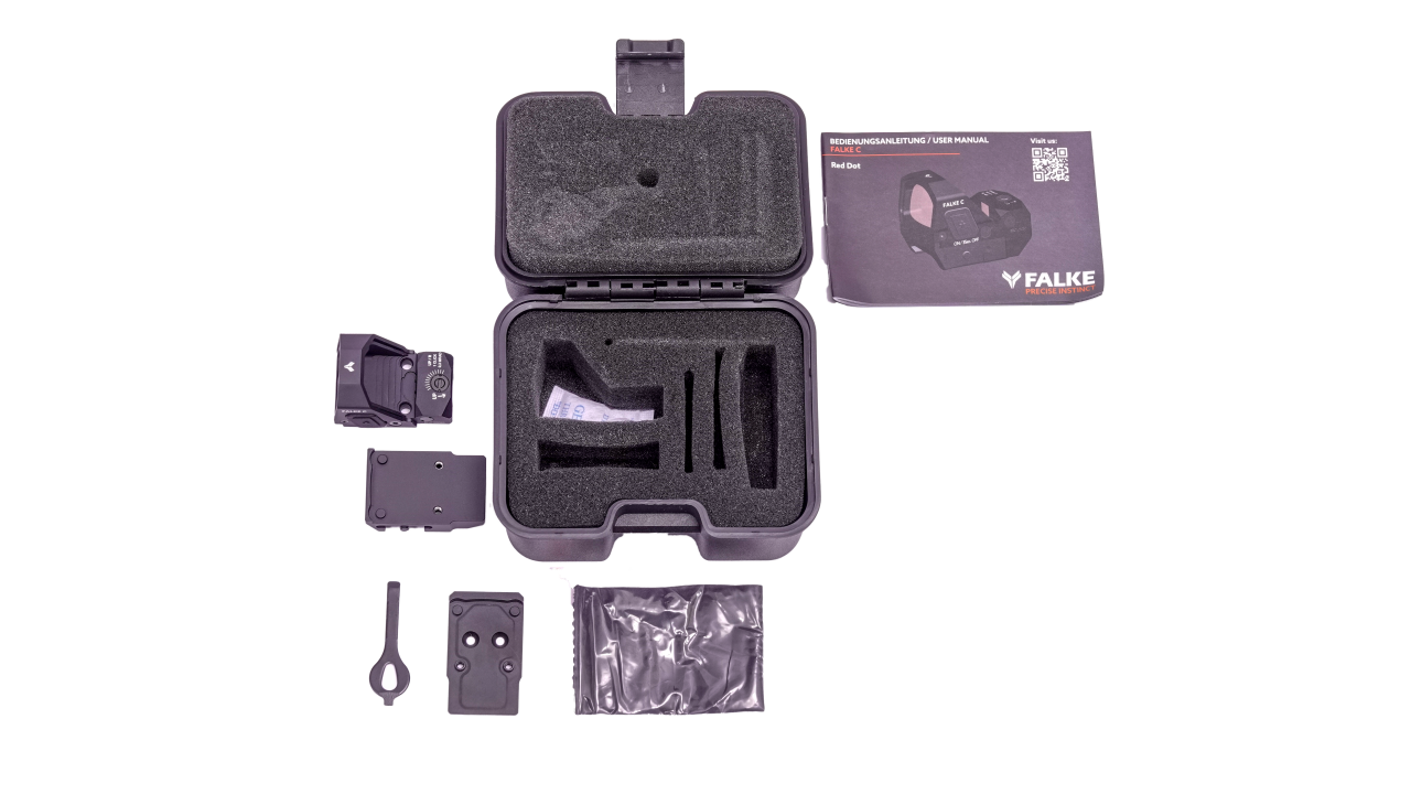 Point rouge Falke C incluant le montage Picatinny - incluant l'adaptateur pour Glock MOS, image 2 sur 3
