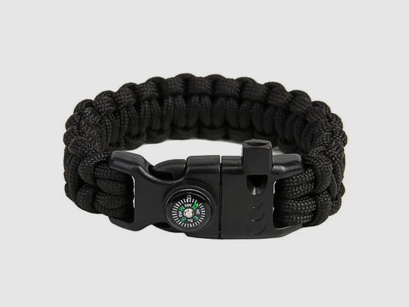 EDCX EDCX Fallschirmleinen-Armband Cobra Survival schwarz