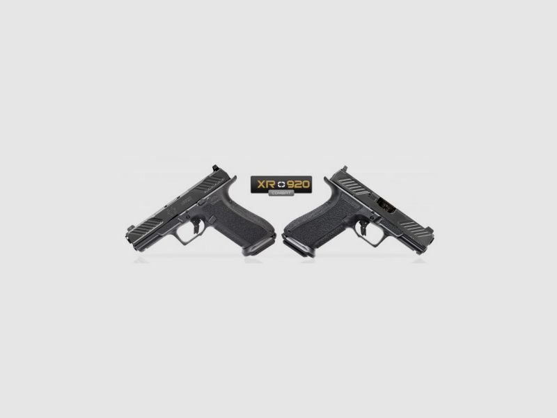 Shadow System XR920 9mm Blk Frame Combat Slide OR Blk Spiral Barrel Blk Stainless Rod Green Tritium, Bild 1 von 2