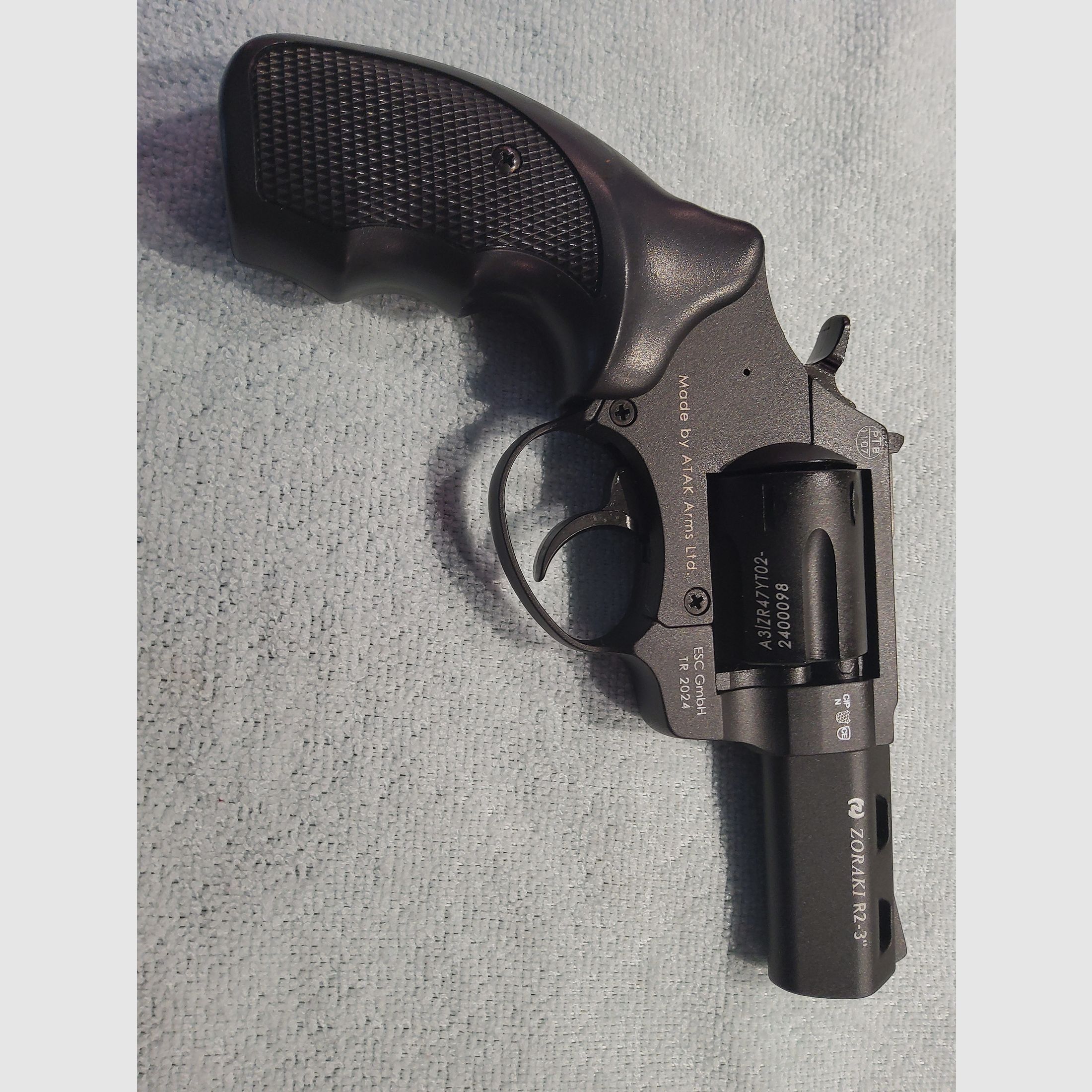 Zoraki R2 3'' Schreckschussrevolver 9 mm R.K. absolut neuwertig incl. Munition 