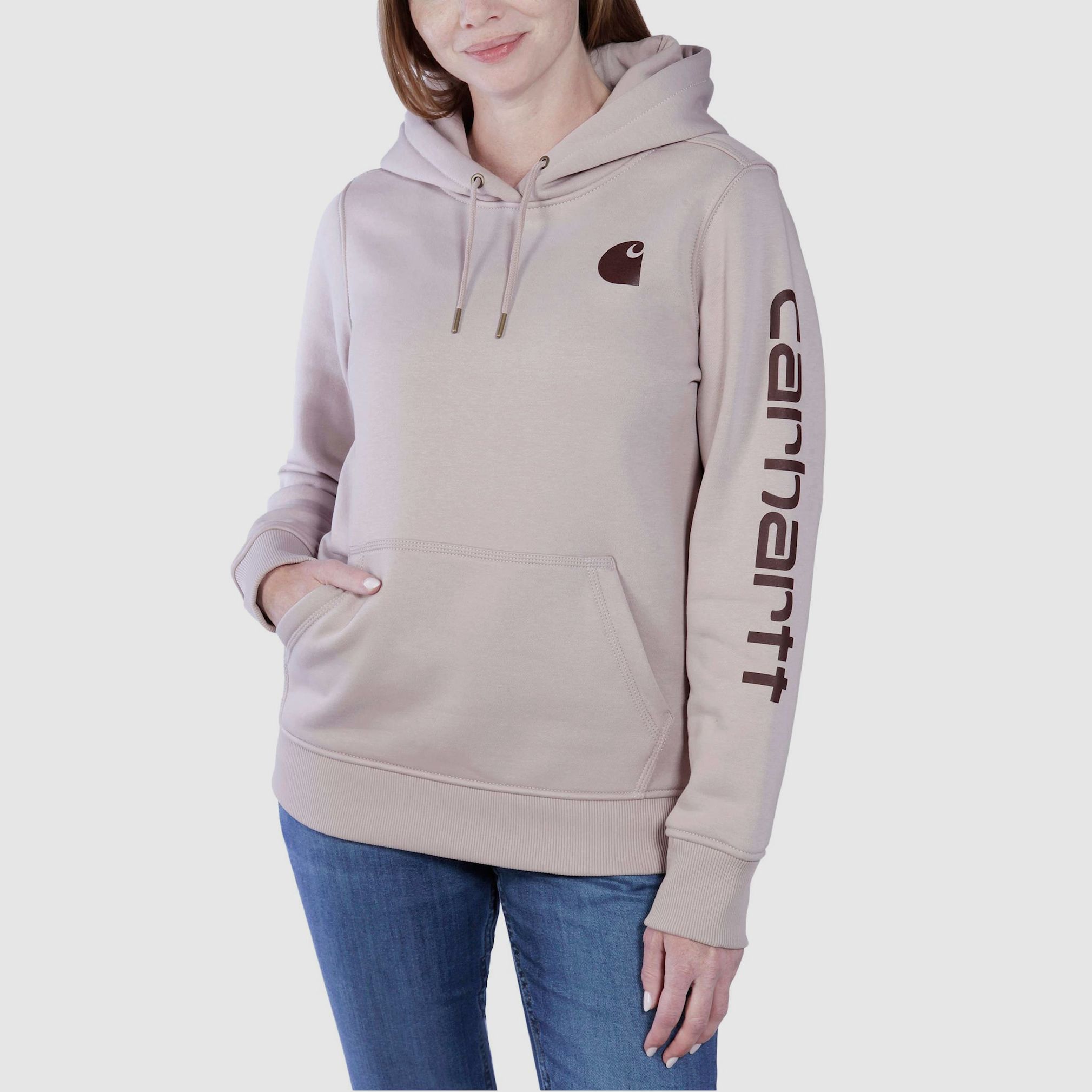 Carhartt Clarksburg Hoodie Womens Mink S