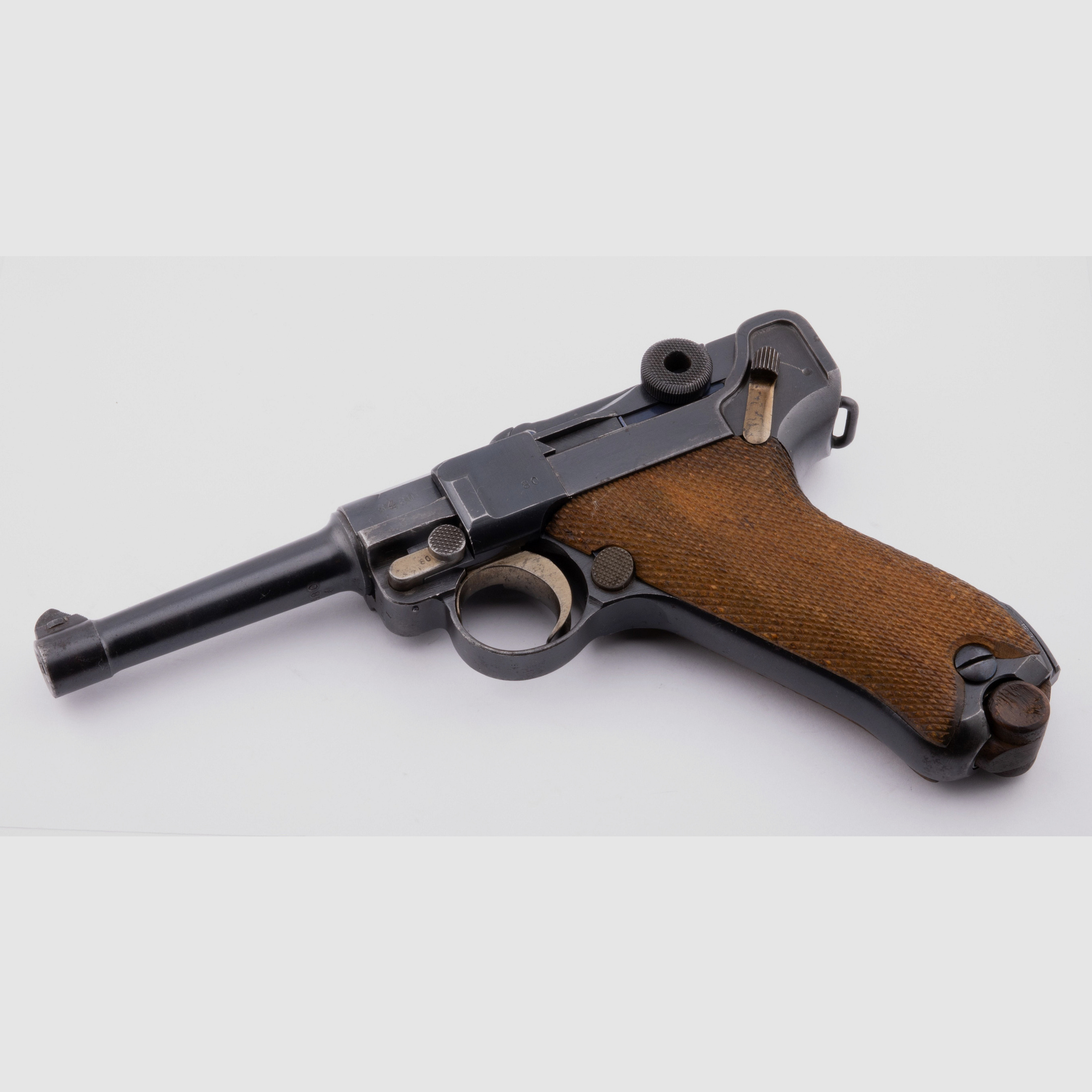 Pistole P 08 9mm Luger DWM 1917 Konvolut mit Tasche 1917