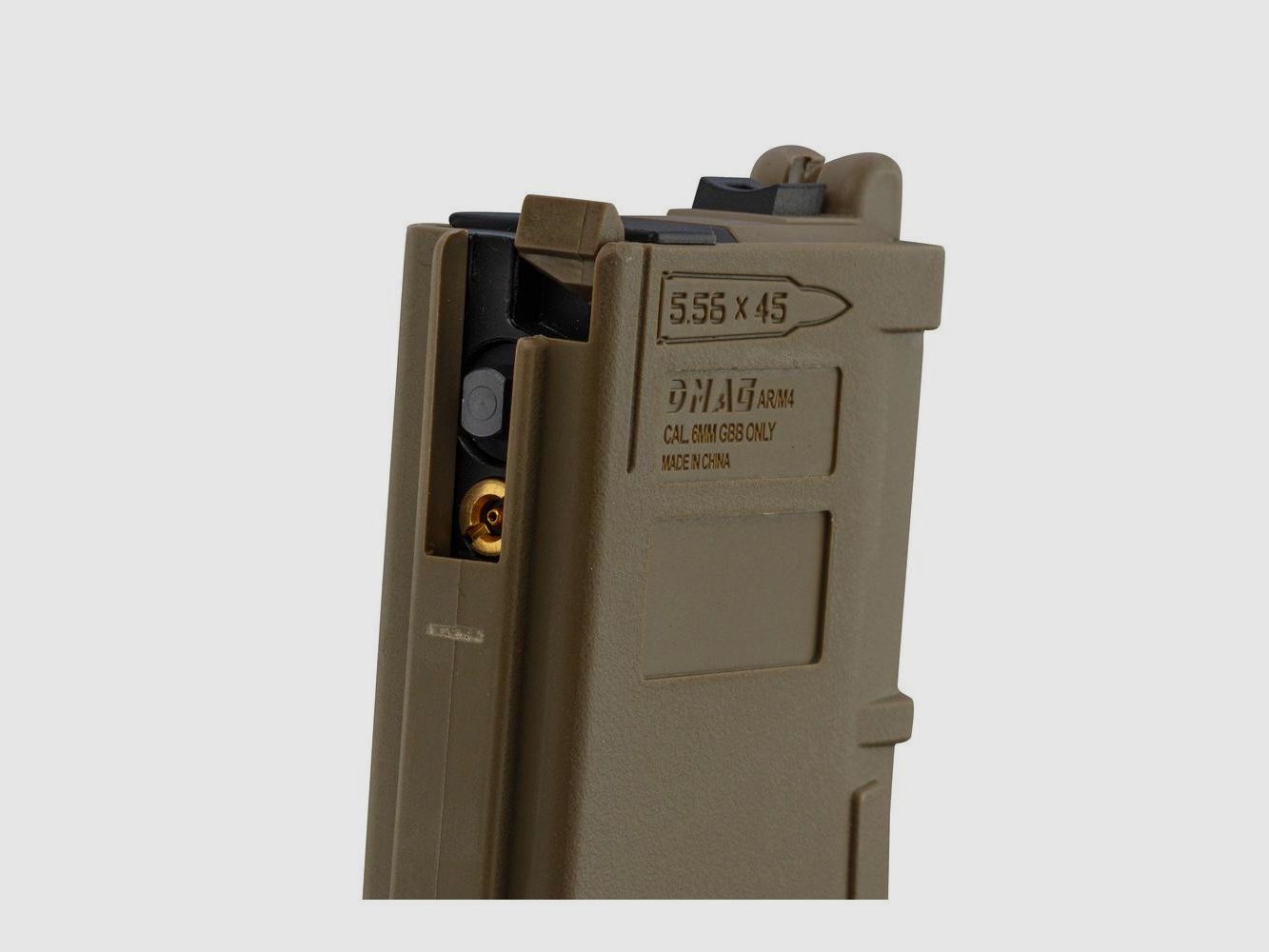 Gas-Magazin Double Eagle für GBBR N4 MWS Gen 3 Noveske - Farbe Tan - Hohe Kapazität und Zuverlässigkeit, Bild 3 von 5