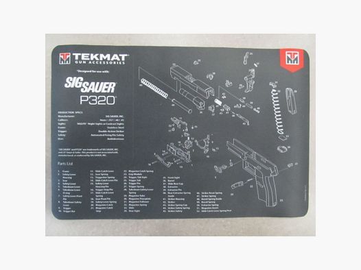 TEKMAT TAPPETINO DA BANCO SIG P 320