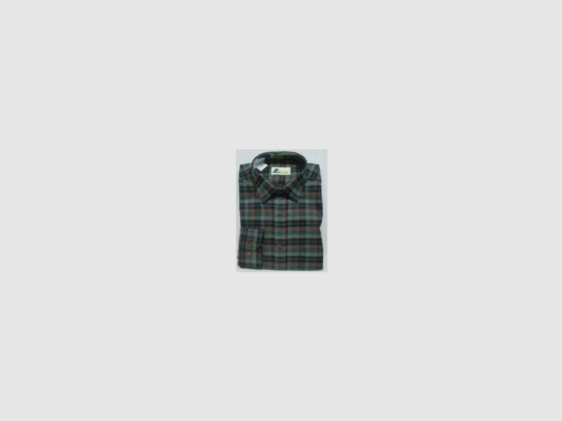 Flanell 1/1-Arm Kent - 2 Brusttaschen, kariert