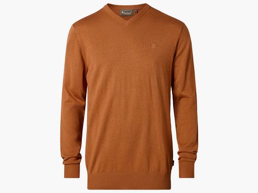 Pinewood Värnamo Merino Sweater M's Orange Clay