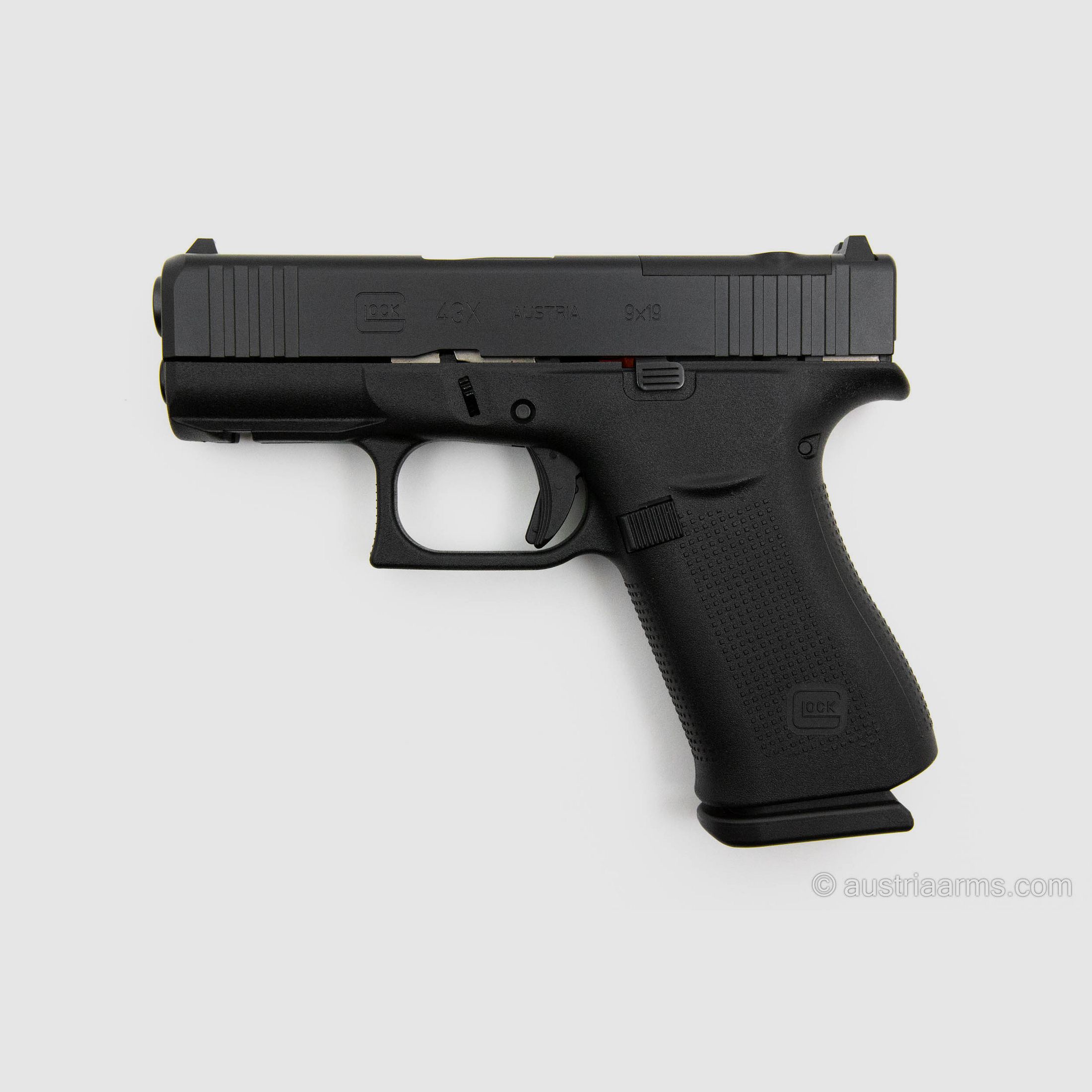 Glock 43X MOS, neuwertige Gebrauchtwaffe, 9×19 mm, Bild 1 von 5
