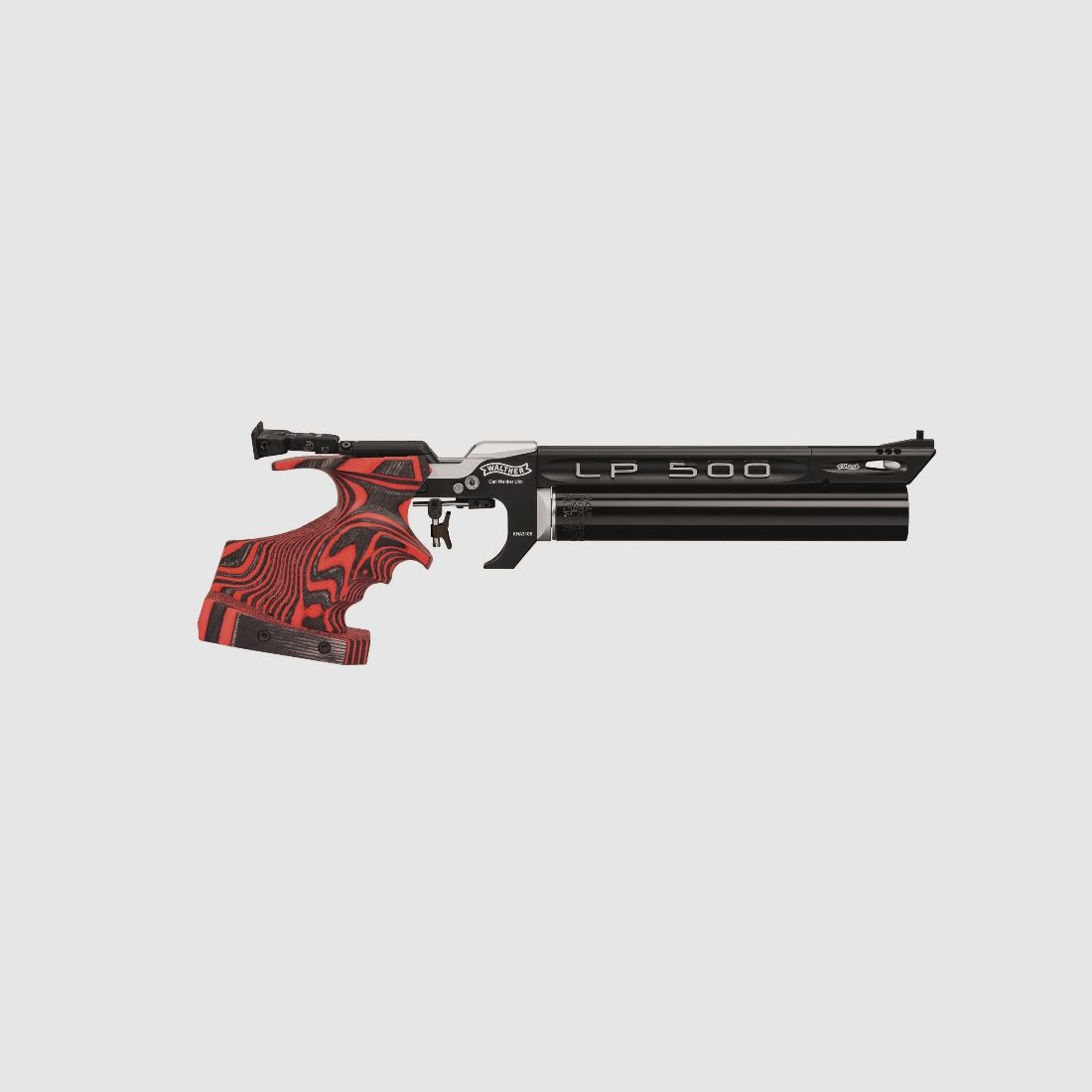 Walther LP500 Expert "Red Devil" mit einer Alu-Kartusche