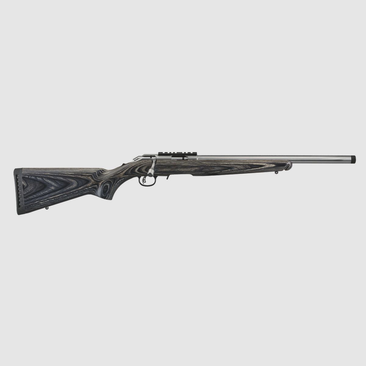CARA RUGER AMERICAN RIMFIRE TARGET .22LR 10CPS 18" 46CM INOX LAMELLE NOIRE (1C)