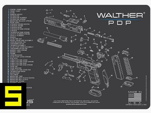 Cerus Gear Reinigungsmatte Walther PDP