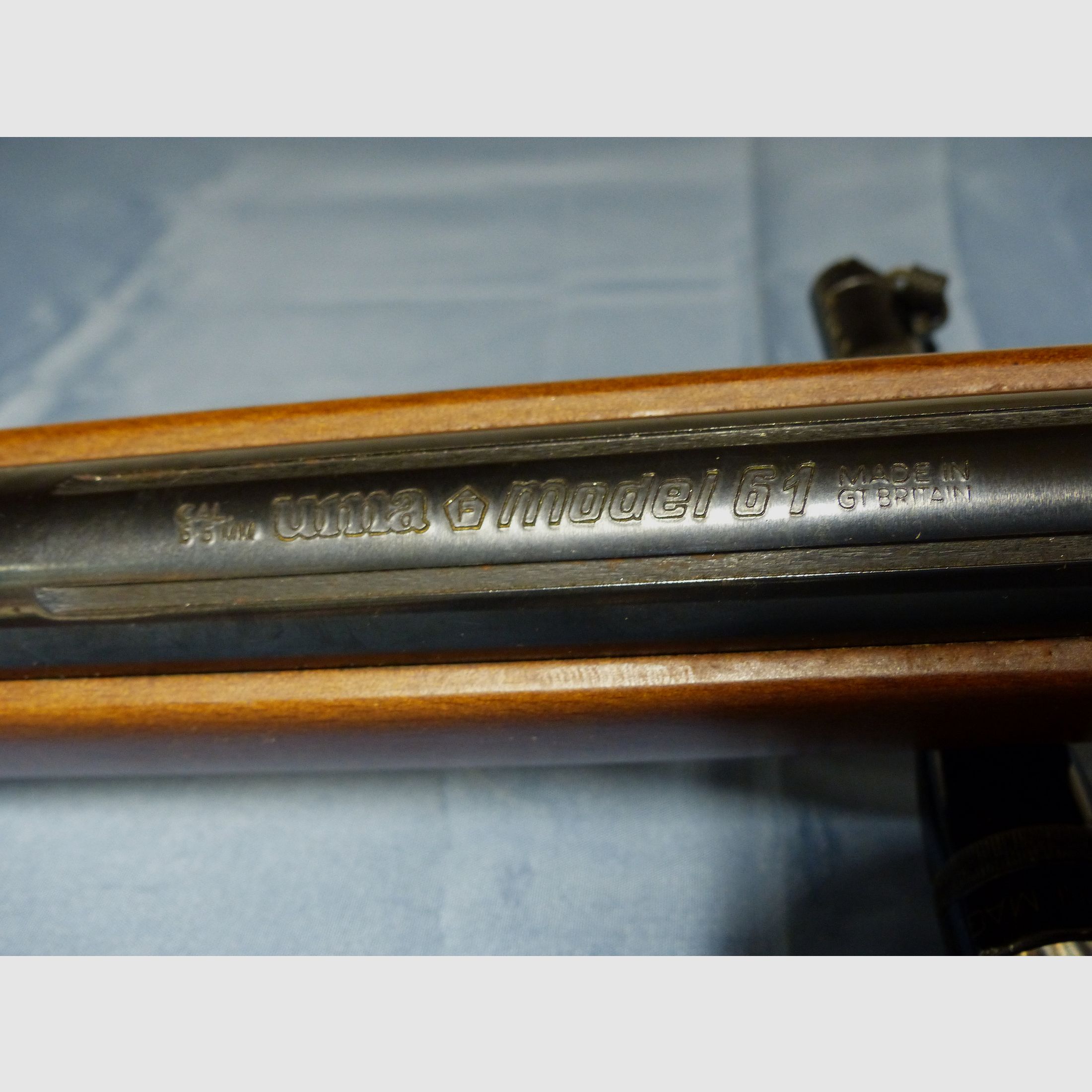 Druckluftgewehr Luftgewehr Knicklauf Uma Mod. 61 ohne F England vintage