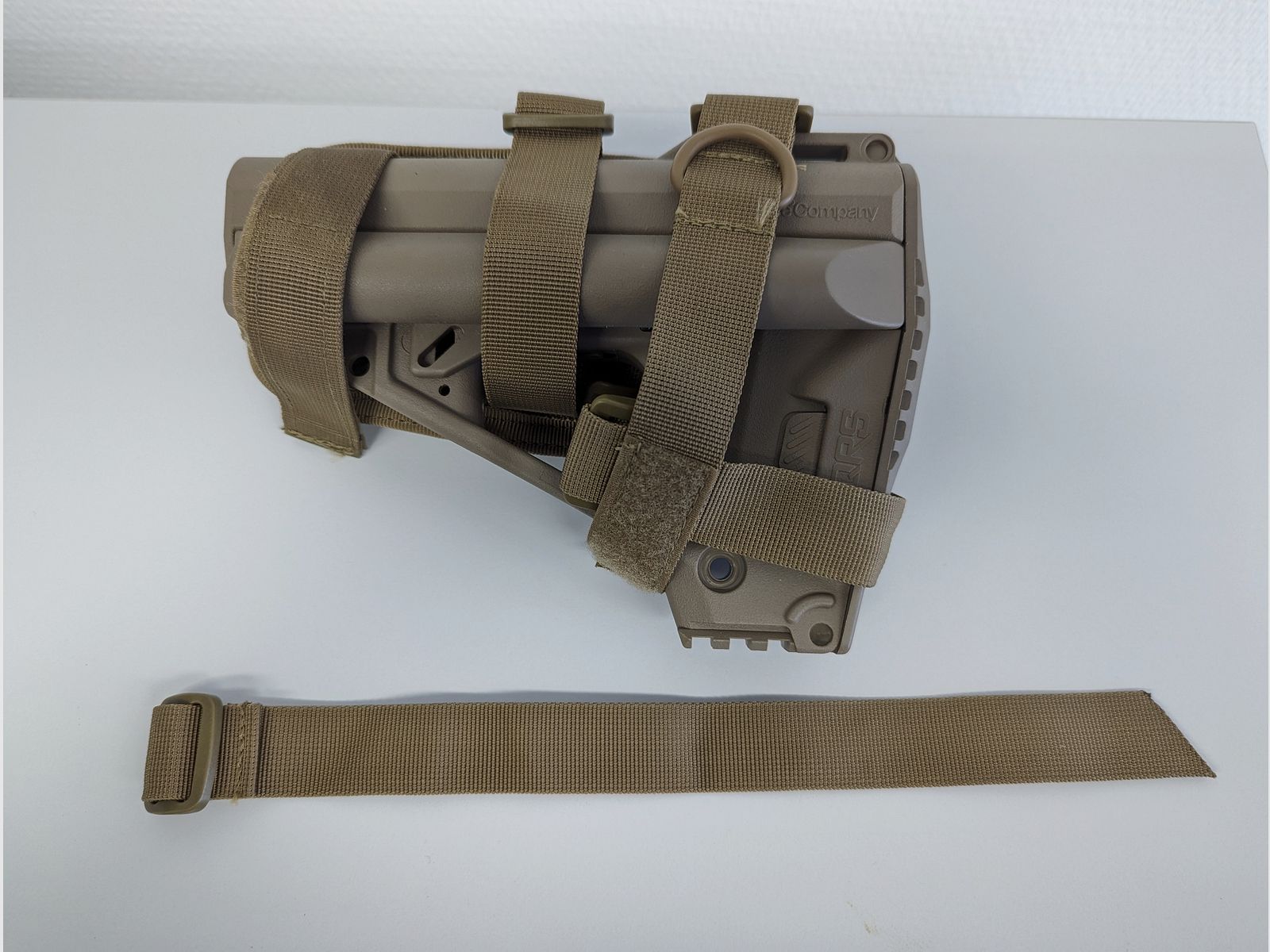 Condor Airsoft Softair bolsa pouch para baterías LiPO más grandes M4 AR15 culata trasera FDE Coyote