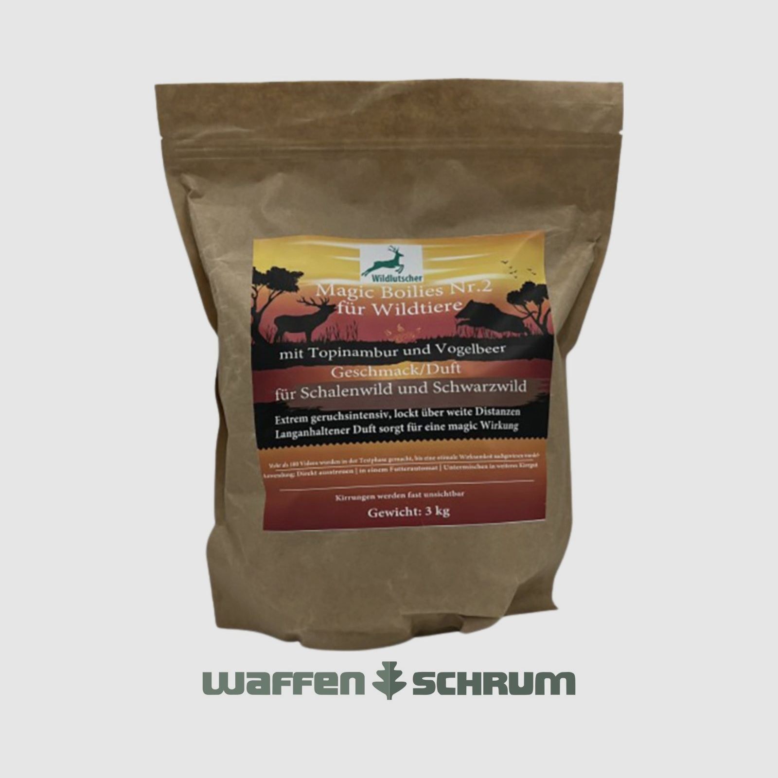 Wildlutscher Magic Boilies Nr.2 3 kg Topinambur/Vogelbeere