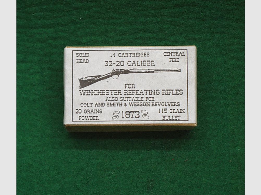 Replika Patronenschachteln .32-20 Caliber