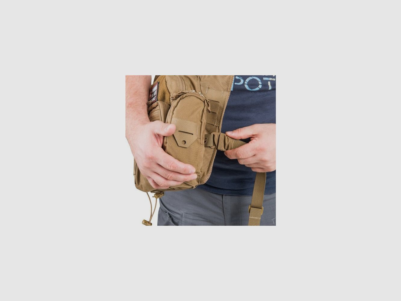 EDC-Seitentasche Cordura coyote, Bild 8 von 14