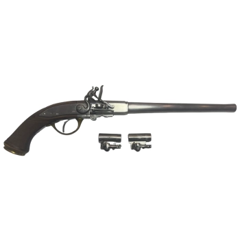 Steinschlosspistole mit austauschbaren Ladekammern Kal. 12,7 mm
