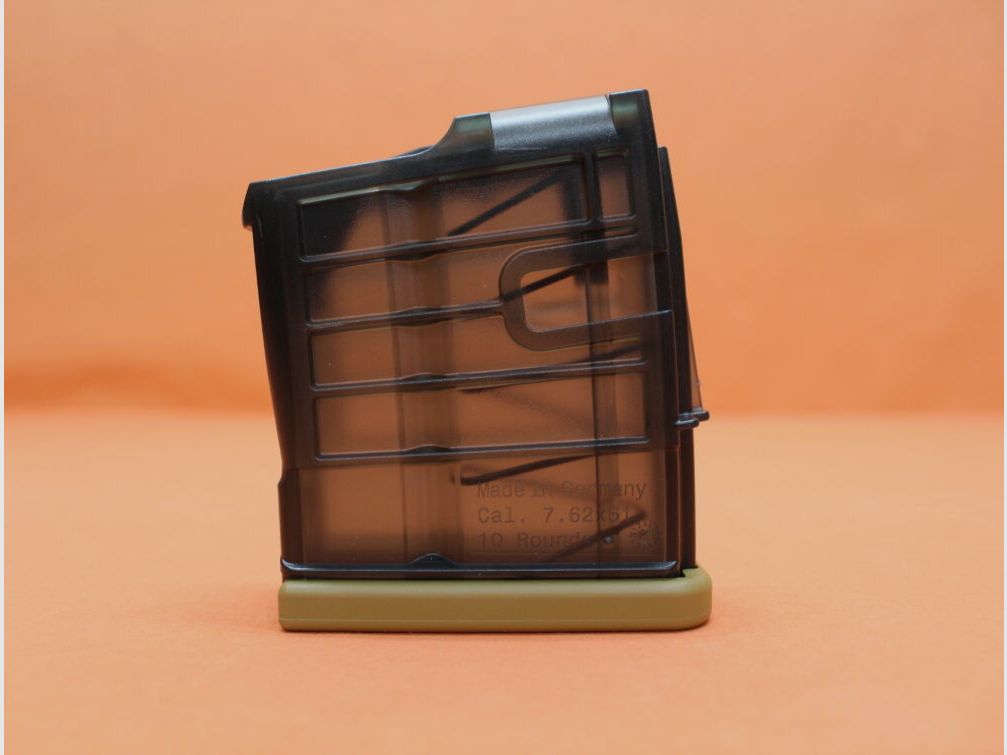 Heckler & Koch Heckler&Koch MR308: Magazine H&K 10-round .308Win translucent polymer/ Base RAL8000