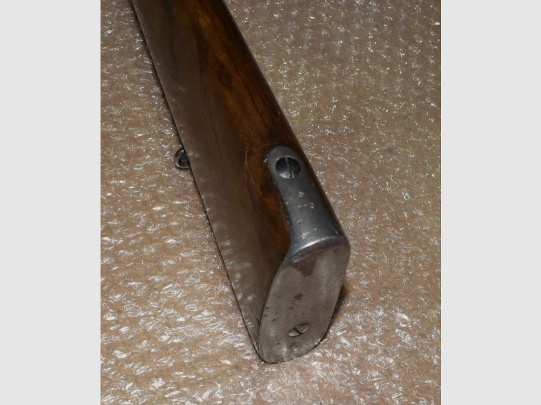 Calcio fucile, calcio fucile, accessori con corona stampata