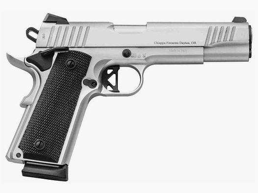 CHIAPPA 1911 Superior Grade Chrome Pistol - 9x19 mm CHIAPPA FIREARMS