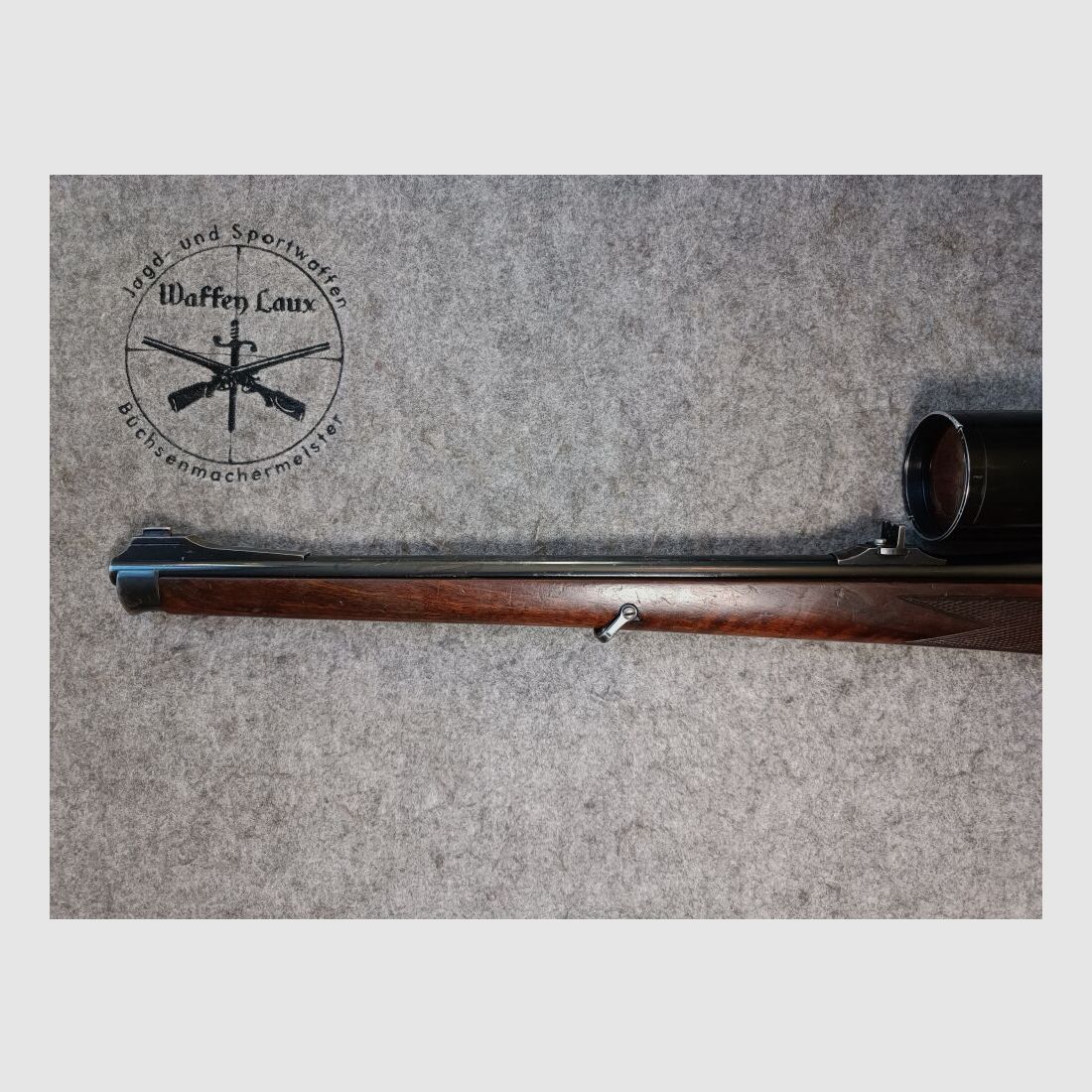 Frankonia Würzburg 98er Stutzen with two scopes + manual safety + set trigger