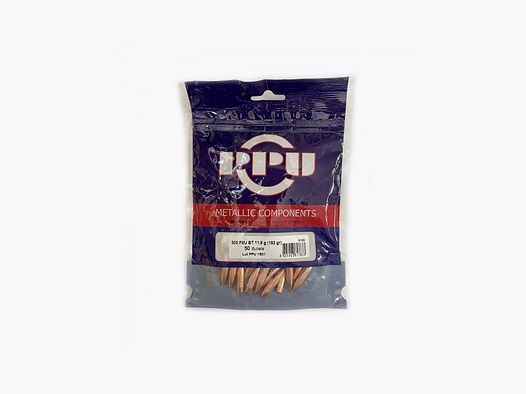 PRVI PARTIZAN POCISK FMJ BT 303 (.311) 182GR 50SZT.