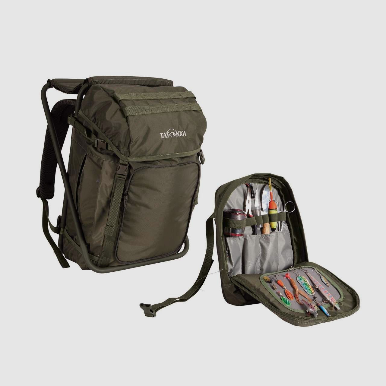 Tatonka Petri Chair – Mochila de pesca con asiento integrado, imagen 3 de 3