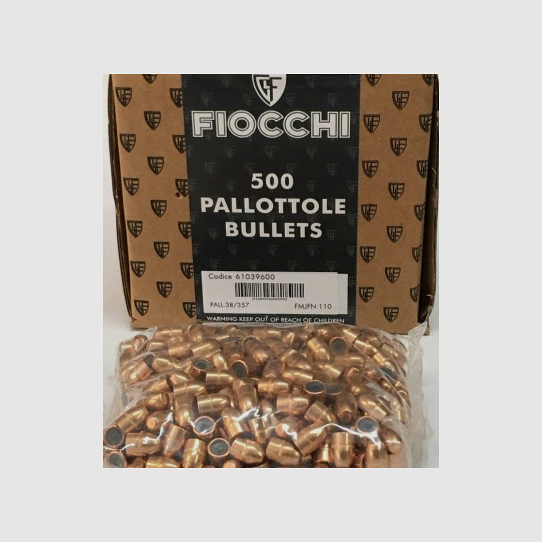 FIOCCHI PALLE BLIND 38/357 110GR