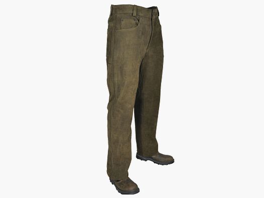 Hubertus Trapper Lederhose lang Five Pocket