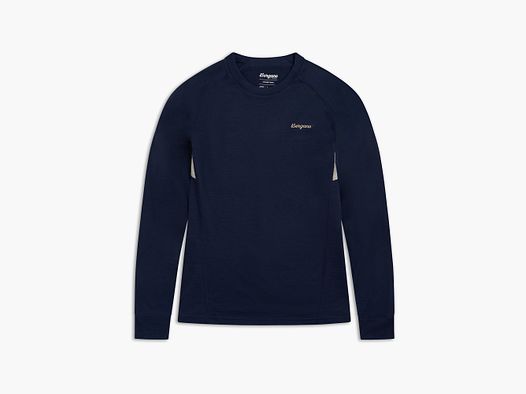 Bergans Inner:Pure Merino L/S Thermoshirt Herren Navy Blue/Bone White XXL