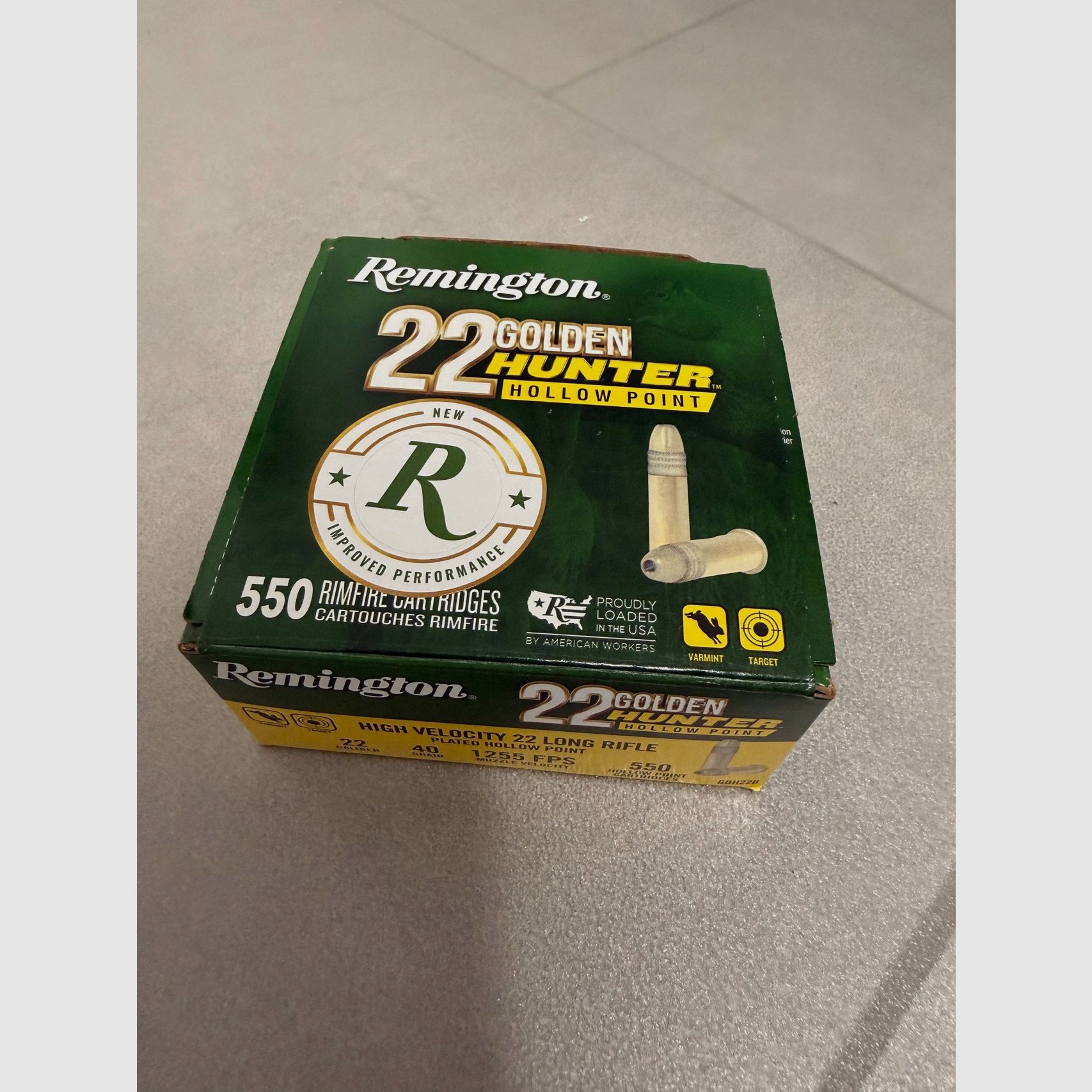 500 schoten Remington Golden Hunter PHP 40grs .22lr
