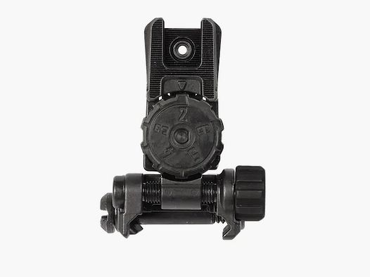 Magpul MBUS Pro LR Mira Trasera Ajustable - plegable y ajustable en altura