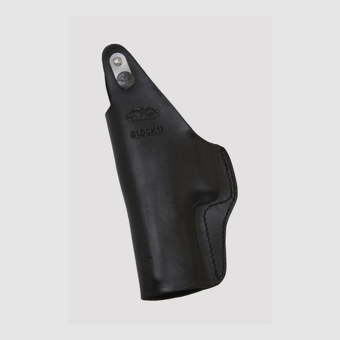 LEDER Innenholster mit Clip Linkshänder-Schwarz Glock 20 /21