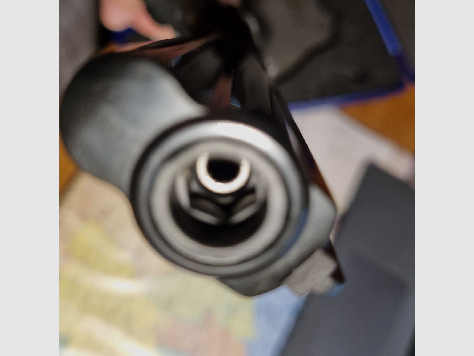 Smith & Wesson 586 Co2 revolver - 6 inches blued 4.5 mm diabolo