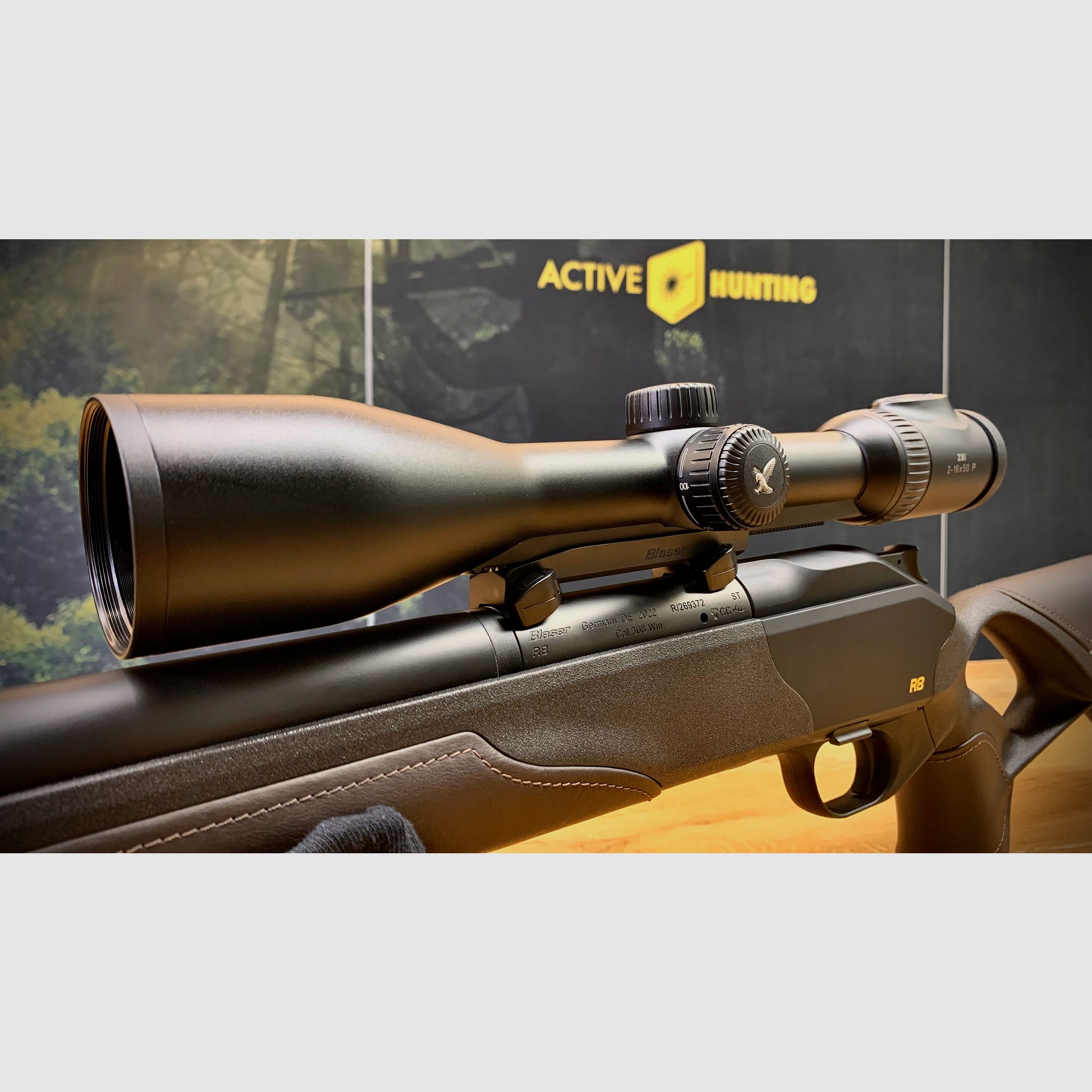 Blaser R8 Ultimate Silence Leder /.308 Win / 42cm LL / inkl. Swarovski Z8i 2-16x50 SR und BSM