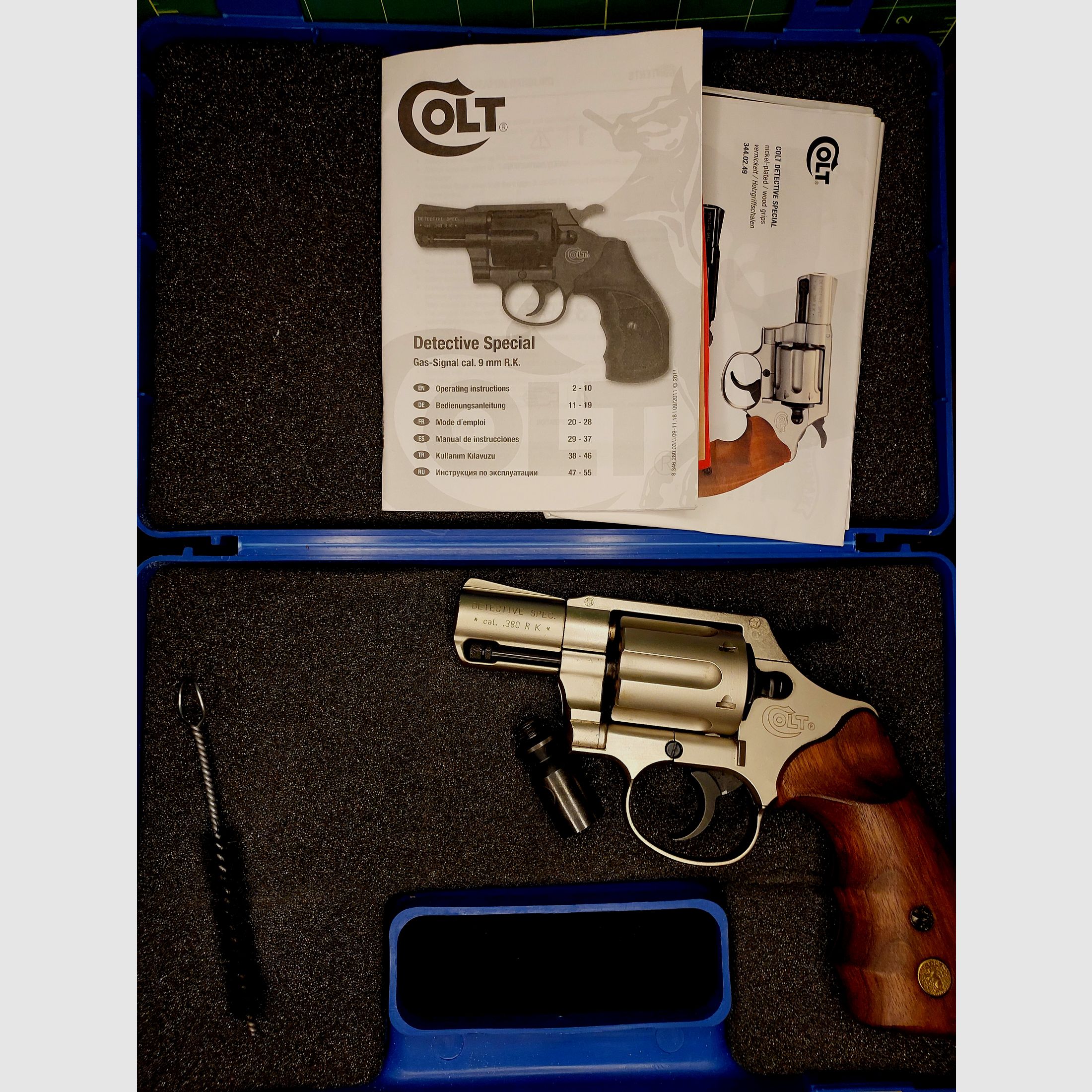 Colt Detective Special (Umarex) .380 (9mm) R.K. (PTB 841) mit Holzgriffen