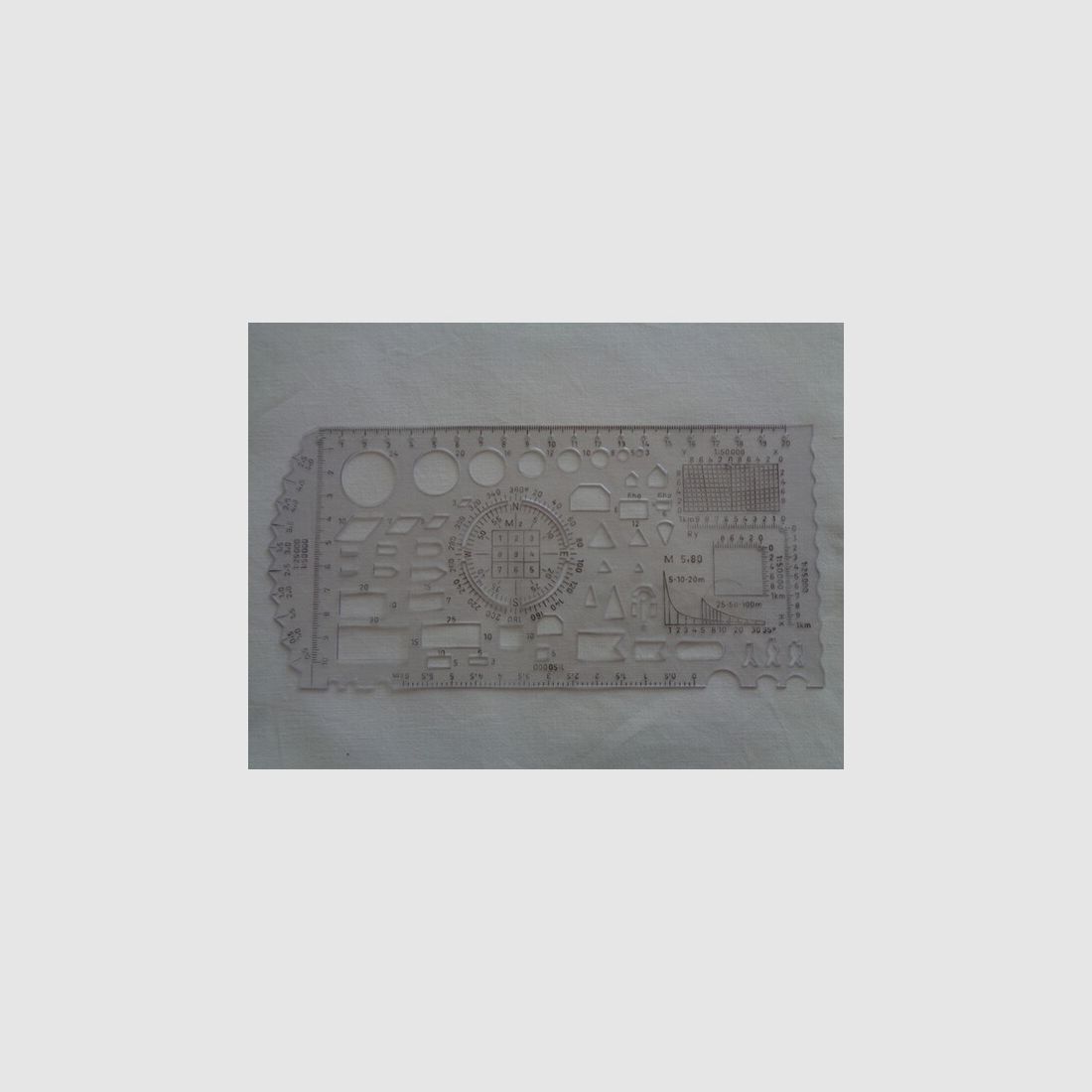 Orig. NVA Taktiklineal, unbenutzt/neu (NOS)