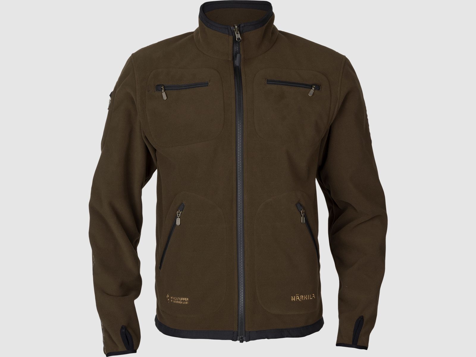 Härkila Kamko Fleecejacke Green/ Bordeaux